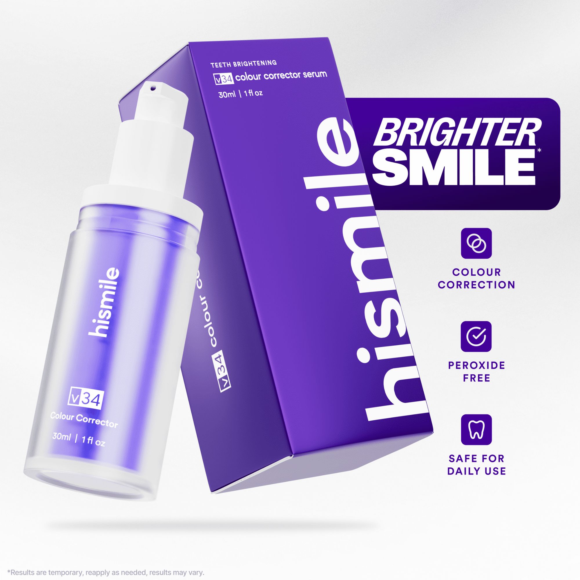 Hismile V34 Colour Corrector Serum 30ml
